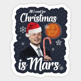 All I Want For Christmas Sticker